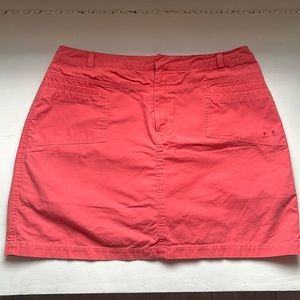 Frenchcuff skort. Very good preloved condition. Sz 14. Coral/orange